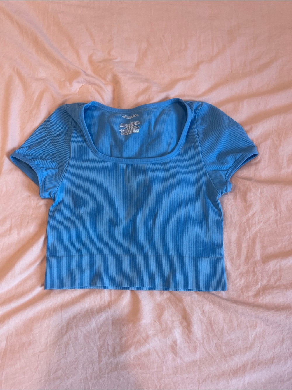 wild fable cropped ribbed top
